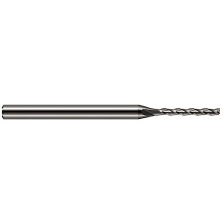Harvey Tool 0.1250 in. 1/8 Cutter dia x 0.8750 in. 7/8 Length of Cut Carbide Square End Mill, 4 Flutes 810408